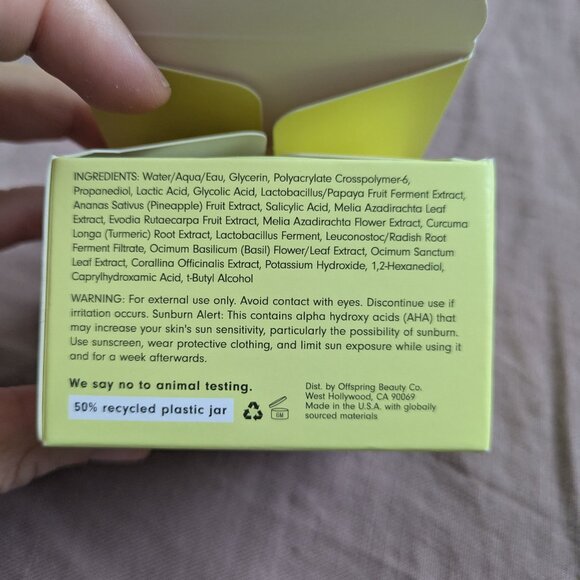 🌸 NIB Versed Doctor's Visit Instant Resurfacing Mask + Peel AHA BHA - Picture 7 of 9